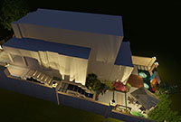 景觀設(shè)計公司:鄭州200平米別墅庭院景觀設(shè)計