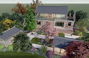 禹州神垕喜窯文化創(chuàng)意基地民宿花園設(shè)計（二）