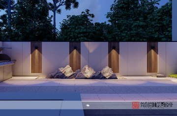 美林上苑110平私家庭院設(shè)計 美林上苑110平私家庭院設(shè)計