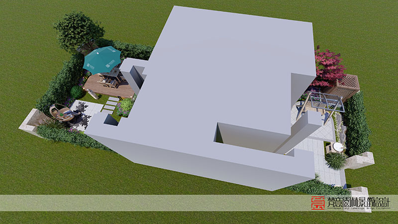 鶴壁別墅庭院設(shè)計