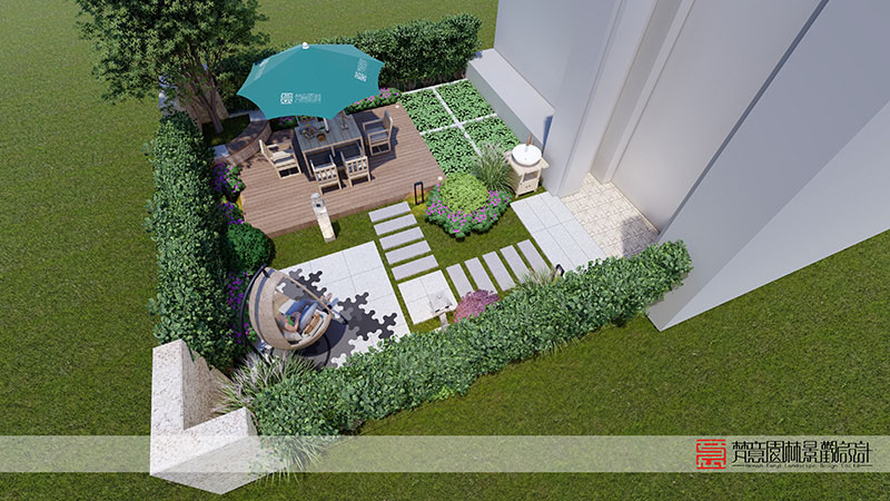 鶴壁別墅庭院設(shè)計