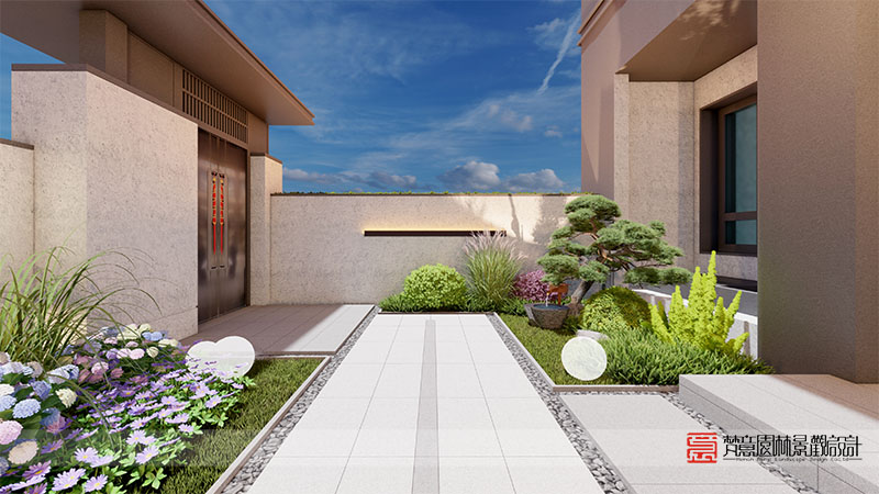 鄭州碧桂園豫府50㎡庭院設(shè)計(jì) 鄭州碧桂園豫府50㎡庭院設(shè)計(jì)