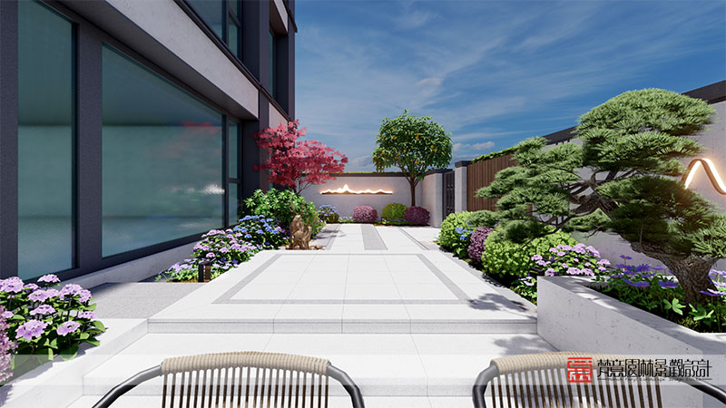 鄭州碧桂園豫府66㎡庭院設(shè)計(jì) 鄭州碧桂園豫府66㎡庭院設(shè)計(jì)