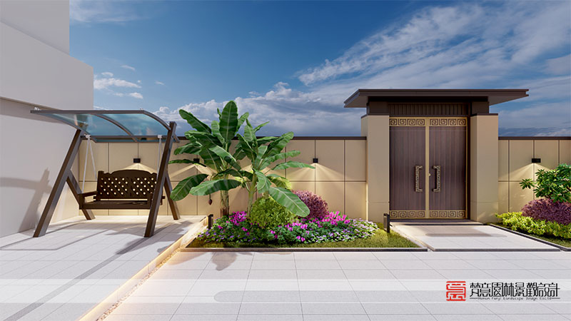 安陽96㎡私家庭院設計 安陽96㎡私家庭院設計