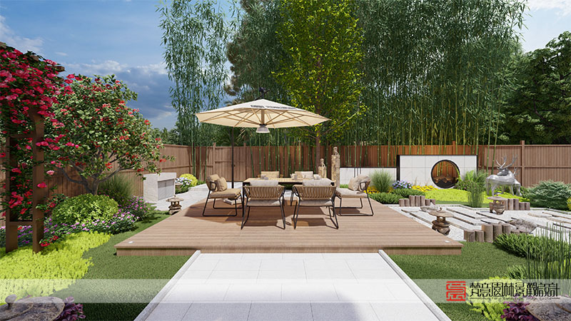 鄭州嶺上人家220㎡庭院設(shè)計 鄭州嶺上人家220㎡庭院設(shè)計