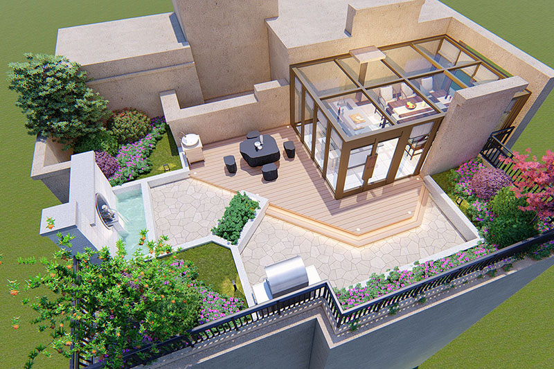 屋頂花園設計 屋頂花園設計