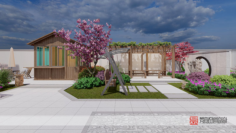 鄭州花園新村別墅庭院設(shè)計(jì) 鄭州花園新村別墅庭院設(shè)計(jì)