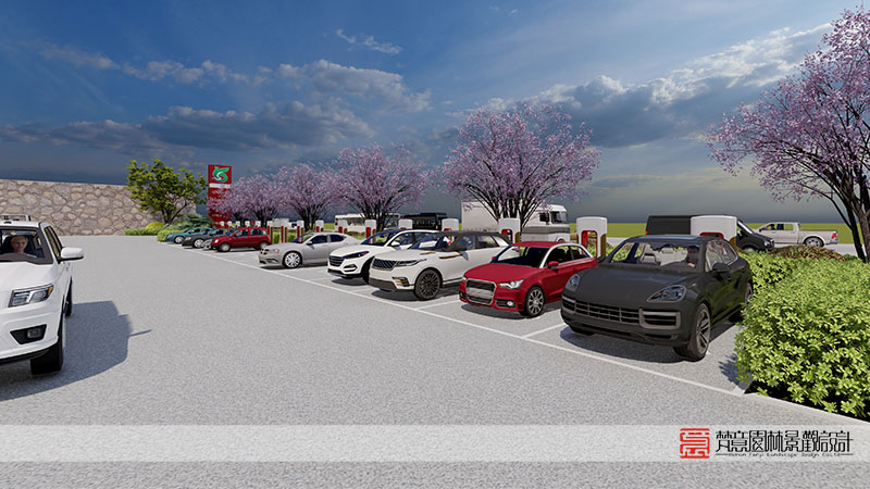 洛陽老君山智慧能源站設(shè)計,加油站設(shè)計