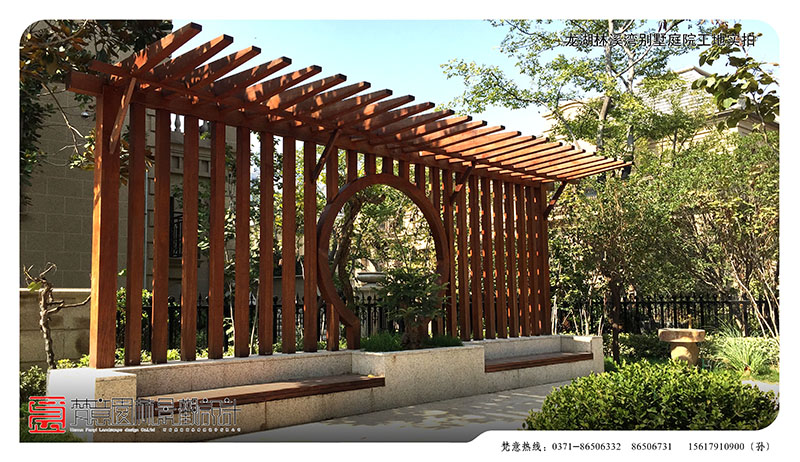 別墅庭院設(shè)計,林溪灣別墅庭院