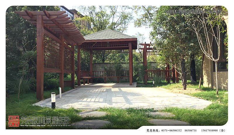 別墅庭院設(shè)計,林溪灣別墅庭院