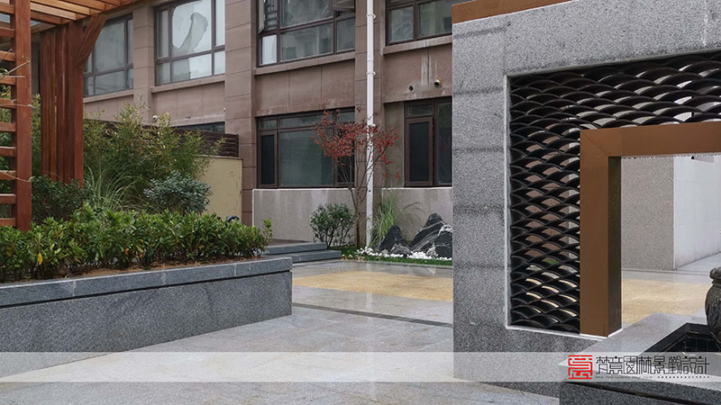 鄭州別墅庭院設(shè)計(jì),鄭州林語(yǔ)美墅別墅庭院設(shè)計(jì)實(shí)景圖