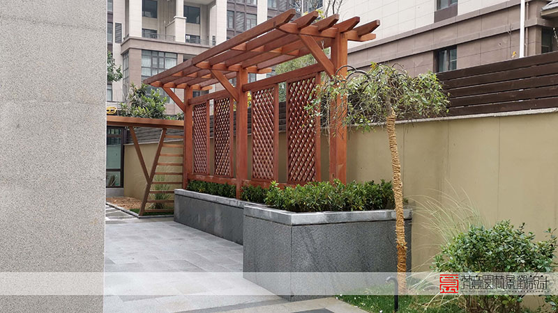 鄭州別墅庭院設(shè)計(jì),鄭州林語(yǔ)美墅別墅庭院設(shè)計(jì)實(shí)景圖