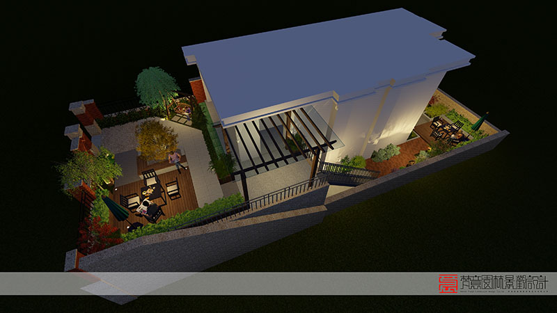 鄭州庭院設(shè)計(jì),鄭州長基雁月灣庭院設(shè)計(jì)