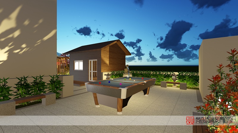 屋頂花園設(shè)計(jì)效果圖,鄭州屋頂花園設(shè)計(jì)