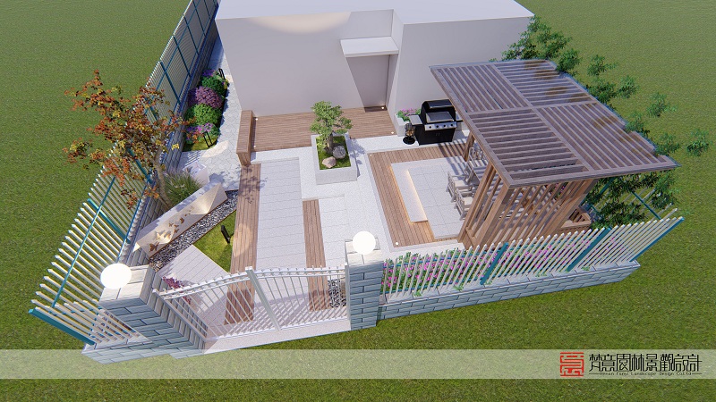 鄭州別墅庭院設(shè)計